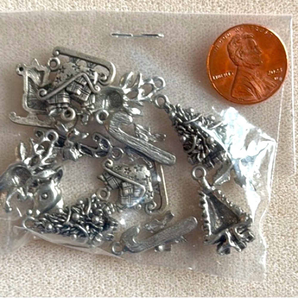 Silver Metal Charms Set - Picture 4 of 4